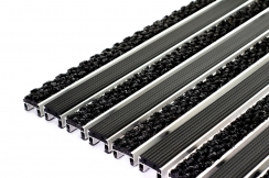 Грязезащитная алюминиевая решетка UrbaNN Intensive РВ (резина+ворс), рис. 1