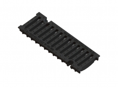 Решетка водоприемная Max DN110 чугунная ВЧ щелевая, кл. Е 21305, рис. 1