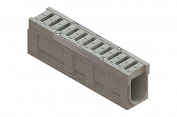 Блок монолитный водоотводный CompoMax ревизионный к ПУ с решеткой полимербетонной DN150 h31 кл.D (комплект), рис. 2