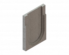 Заглушка торцевая полимербетонная для блока монолитного конечная 67519-5К, рис. 3