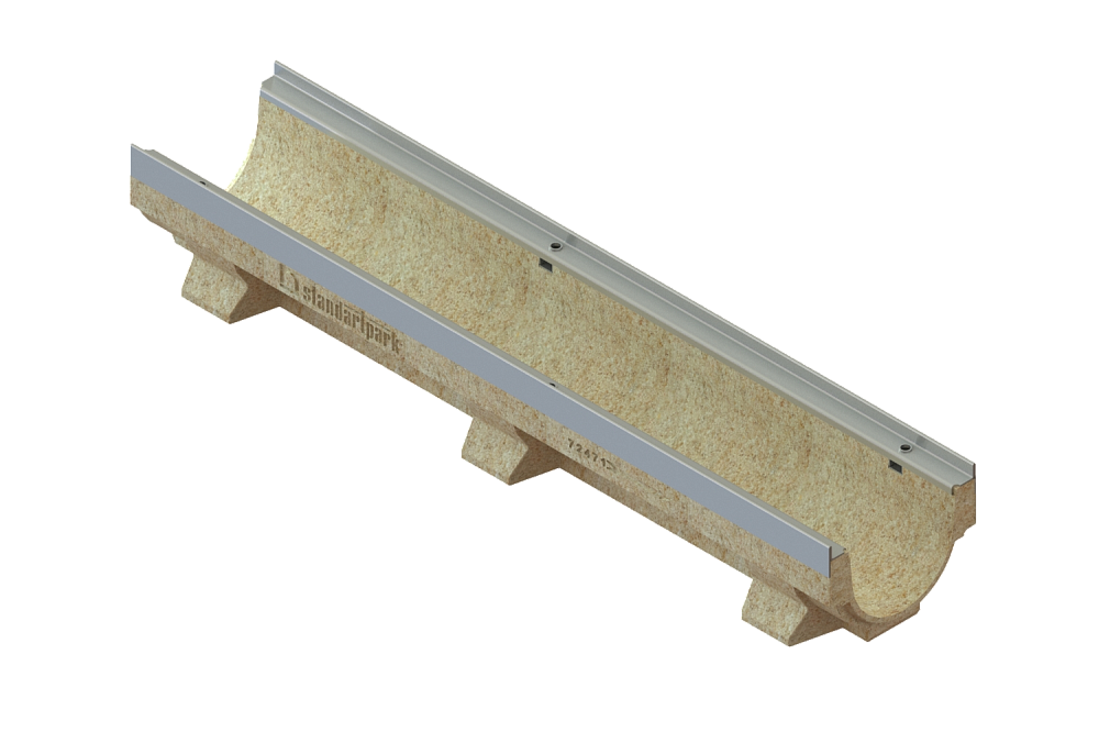 Лоток водоотводный полимербетонный CompoMax Drive DN150 h160, рис. 3