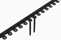 Бордюр пластиковый "New Fix Roll" H38 (комплект) черный, рис. 2