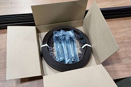 Бордюр пластиковый "New Fix Roll" H38 (комплект) коричневый, рис. 3