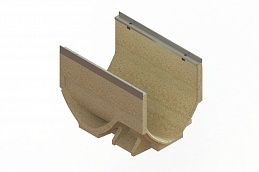 Лоток водоотводный CompoMax Drive DN300 H210-H510 V-образный полуметровый с уклоном, рис. 4