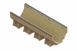 Лоток водоотводный CompoMax Drive DN300 H210-H510 V-образный с каскадом C250, рис. 2