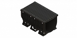 Решетка водоприемная Basic пластиковая, кл. А, рис. 2