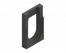 Переходник ревизионный полимербетонный конечный 67049-К, рис. 4