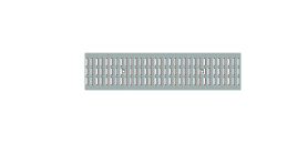 Решетка штампованная Basic DN200 оцинкованная кл. А15, рис. 3