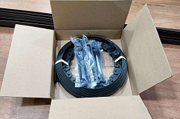 Бордюр пластиковый "New Fix Roll" H38 (комплект) черный, рис. 3