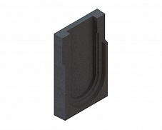 Торцевая заглушка полимербетонная для блока монолитного конечная 67019-5К, рис. 4