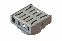 Трап водоотводной 150х150 из нержавеющей стали, рис. 3