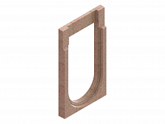 Переходник ревизионный полимербетонный конечный 67549-К, рис. 2