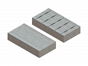 Бетонные решетки и крышки с гидравлическим сечением DN400