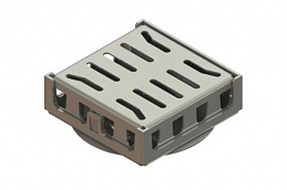 Поворотный модуль 150х150 из нержавеющей стали, рис. 2