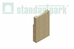 Заглушка торцевая полимербетонная для блока монолитного конечная 67019-K, рис. 2