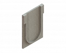 Заглушка торцевая полимербетонная для блока монолитного начального 67519-5Н, рис. 3