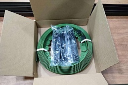 Бордюр пластиковый "New Fix Roll" H38 (комплект) оливковый, рис. 3